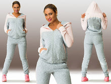 2PCS Set Women Jogging Suits Long-sleeve Hoodies Sweatshirts + Long Pants Casual Women Tracksuits X0464