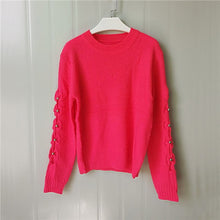 Sleeve Cut Sweater Women Knitted Pull Femme Long Sleeve Hollow Womens Jumpers Tricot Long Sleeve Pullover