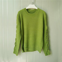 Sleeve Cut Sweater Women Knitted Pull Femme Long Sleeve Hollow Womens Jumpers Tricot Long Sleeve Pullover