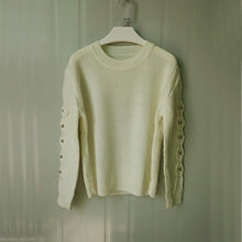 Sleeve Cut Sweater Women Knitted Pull Femme Long Sleeve Hollow Womens Jumpers Tricot Long Sleeve Pullover