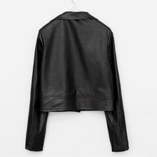 fashion-street-women-short-washed-faux-pu-leather-jacket-zipper-black-ladies-basic-jacket-bomber-jacket BBL