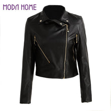 fashion-street-women-short-washed-faux-pu-leather-jacket-zipper-black-ladies-basic-jacket-bomber-jacket BBL