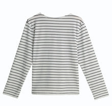 t-shirt-women-striped-tie-tops-v-neck-lace-up-long-sleeves-pullover-casual-top-shirt-white-camisas-femininas BBL