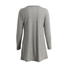 women-loose-jacket-button-down-tunic-shirt-pocketed-v-neck-long-sleeves-casual-knitted-long-tees-women-grey BBL
