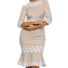 fashion-women-zip-back-bodycon-dress-crochet-lace-splice-back-cut-out-half-sleeve-mermaid-dress-beige-robe-femme BBL