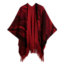 new-cardigan-women-poncho-cape-top-tassel-fringed-cardigan-print-sweater-scarf-women-coat-red-grey-khaki BBL