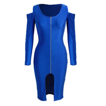 off-the-shoulder-women-bodycon-dress-front-zip-opening-long-sleeve-fancy-party-dress-club-wear-black-royal-blue-red BBL