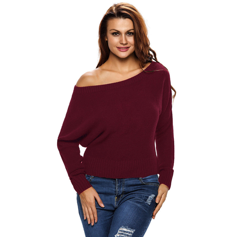 sexy-women-sweaters-and-pullovers-off-the-shoulder-loose-knit-pull-femme-slash-neck-long-sleeve-casual-jumper-top BBL