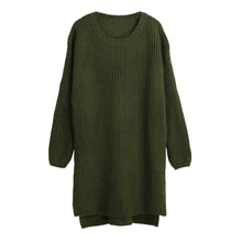women-knitted-sweater-vertical-stripes-long-pullover-knitting-dip-hem-o-neck-loose-warm-tops BBL