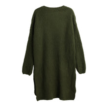 women-knitted-sweater-vertical-stripes-long-pullover-knitting-dip-hem-o-neck-loose-warm-tops BBL