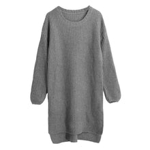 women-knitted-sweater-vertical-stripes-long-pullover-knitting-dip-hem-o-neck-loose-warm-tops BBL