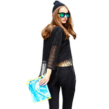sexy-women-blouses-girl-lace-long-tassel-hollow-out-3-4-sleeve-casual-loose-women-tops-blusas-streetwear BBL