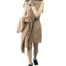 sweater-women-cardigans-knitted-cardigan-two-piece-sweater-set-grey-light-grey-khaki BBL