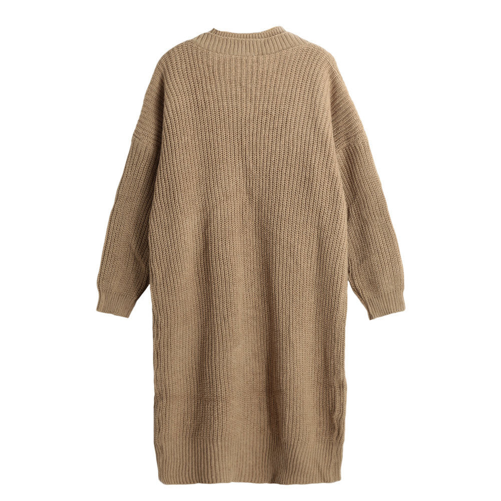 sweater-women-cardigans-knitted-cardigan-two-piece-sweater-set-grey-light-grey-khaki BBL