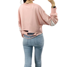 women-black-sweatshirt-casual-shirt-stripe-cut-out-slashed-hoodies-long-sleeve-pullover-loose-top-kpop-clothes BBL