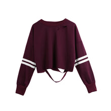 women-black-sweatshirt-casual-shirt-stripe-cut-out-slashed-hoodies-long-sleeve-pullover-loose-top-kpop-clothes BBL