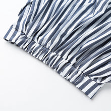 women-wide-leg-pants-stripe-pantalon-femme-elastic-waist-pocket-plus-size-casual-loose-trousers-blue-pantaloni-donna BBL