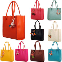 ing Bags,29X27CM Fashion girls handbags leather shoulder bag 9 candy color flowers totes Women Tote Bags