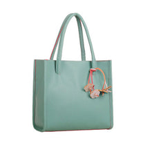 ing Bags,29X27CM Fashion girls handbags leather shoulder bag 9 candy color flowers totes Women Tote Bags