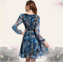 bohemian-womens-v-neck-chiffon-pleated-floral-gown-prom-chiffon-dresses-y4 BBL