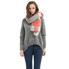 women-square-scarf-faux-cashmere-pashmina-contrast-plaids-tassels-ladies-scarves-vintage-shawl BBL