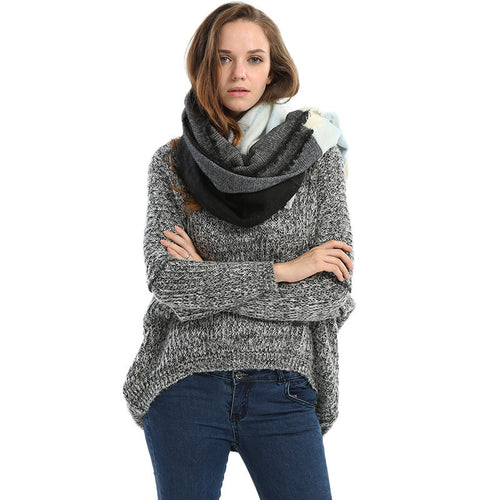 women-square-scarf-faux-cashmere-pashmina-contrast-plaids-tassels-ladies-scarves-vintage-shawl BBL