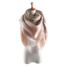 women-square-scarf-faux-cashmere-pashmina-contrast-plaids-tassels-ladies-scarves-vintage-shawl BBL