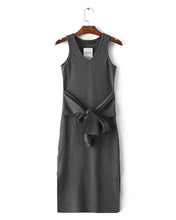Brandy Slit V neck Sashes Bodycon Long Dress Woman Slite Office Dess robe longue femme vestido de festa elbise jurken S M