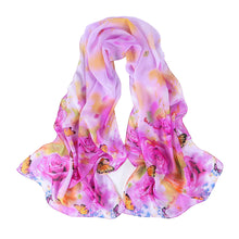 Chiffon Womens Scarf Fashion Long Warm Shawl Infinity foulard echarpe Floral Scarf Women bufandas Pashmina