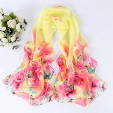 Chiffon Womens Scarf Fashion Long Warm Shawl Infinity foulard echarpe Floral Scarf Women bufandas Pashmina