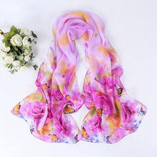 Chiffon Womens Scarf Fashion Long Warm Shawl Infinity foulard echarpe Floral Scarf Women bufandas Pashmina