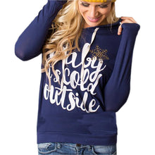 Christmas Woman Hoodies Sweatshirts Women's Letter Printed Pullover Hooded Sweatshirt Hoody GV401