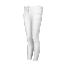 Cotton Ankle-Length Pants Women Skinny Hole Ripped Pants High Waist Stretch Slim Pencil Trousers Plus Size S-XXL