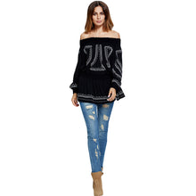 elegant-women-off-shoulder-blouses-top-embroidery-elastic-waist-pleated-slash-neck-long-sexy-top-black-blusas-de-renda BBL