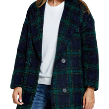 elegant-women-wool-coat-plaid-button-notched-collar-long-sleeve-warm-coat-long-outerwear-overcoat-green-cocoon-coat BBL