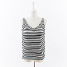 European and American Women Fashion Wild Striped Sleeveless T-shirt women clothing women tops femini T Shirts