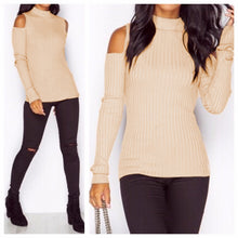 Explosion Turtleneck Off Shoulder Knitted Sweater Women Knitted Sweaters Pullovers 5 Colors GV433