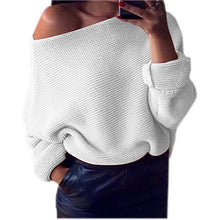 Explosion Women Warm Sweaters Pullover Sexy Off Shoulder Batwing Sleeve Sweater Solid Sweaters Pullovers 7 Colors GV428