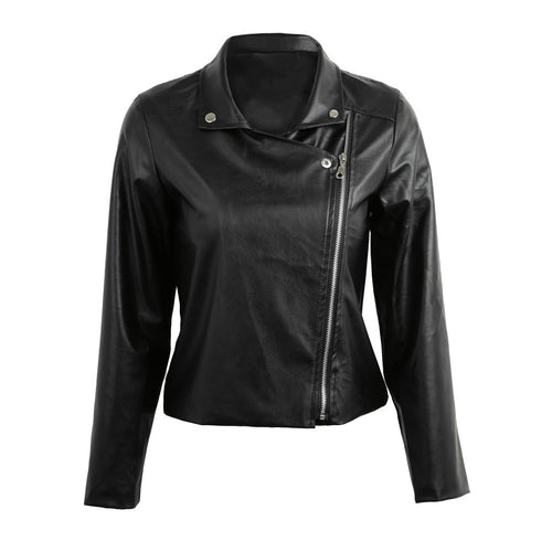 fall-fashion-women-pu-leather-jacket-side-zipper-rivet-bomber-jacket-turndown-collar-punk-outwear-black-faux-leather-jacket BBL