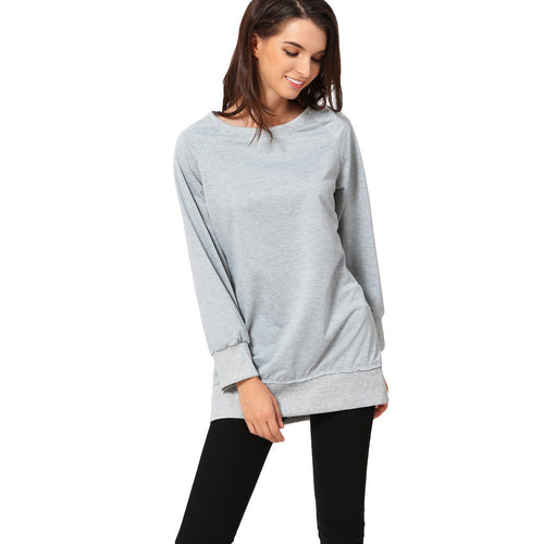 fall-fashion-womens-t-shirt-round-neck-long-sleeve-plus-size-women-clothing-solid-casual-pullover-tops-grey-white-yellow BBL