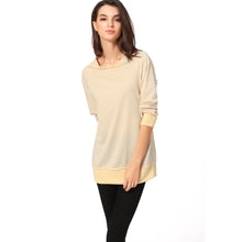 fall-fashion-womens-t-shirt-round-neck-long-sleeve-plus-size-women-clothing-solid-casual-pullover-tops-grey-white-yellow BBL