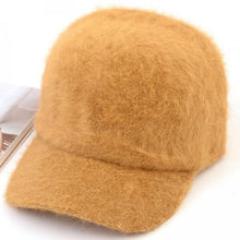 Fall Beanies Knitted Hats Rabbit Fur Cap 7 Colors Snapback Cap LadiesFashion Skullies Elegant Women Hats