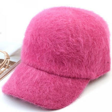 Fall Beanies Knitted Hats Rabbit Fur Cap 7 Colors Snapback Cap LadiesFashion Skullies Elegant Women Hats