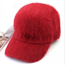 Fall Beanies Knitted Hats Rabbit Fur Cap 7 Colors Snapback Cap LadiesFashion Skullies Elegant Women Hats