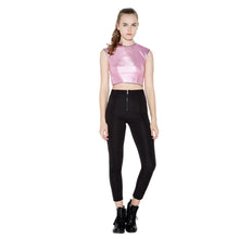 crop-top-women-tios-zipper-back-fastening-contrast-trim-roun-neck-sleeveless-slim-fit-sexy-tee-shit-blusas-pink BBL