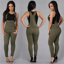 Denim Jumpsuit Army Green White Rompers Womens Jumpsuit Casual Combinaison Femme Sexy Button Jumpsuits