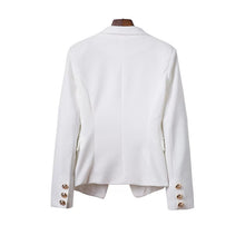 Double Breasted Women Blazers And Jackets Black White Pink Slim Casual Leisure Blazer Femme Jacket Women Work Wear