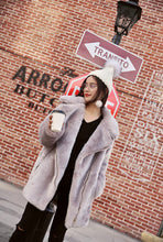 Long Hairy Shaggy Long Faux Fur Coat Women Lapel Faux Mink Fur Long Coats Warm Outerwear 3 colors