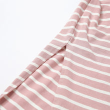 fashion-pink-dress-women-striped-midi-dress-o-neck-short-sleeve-side-slit-bodycon-dress-casual-women-clothes BBL
