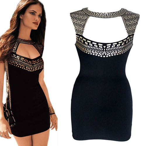 fashion-sequin-women-sleeveless-backless-party-bodycon-sexy-bandage-punk BBL